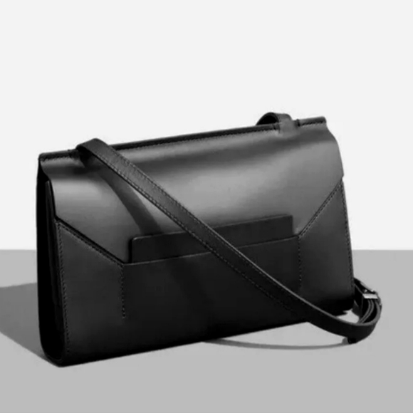 RARE Limited Release E.1 Black Leather Crossbody - Picture 5 of 10